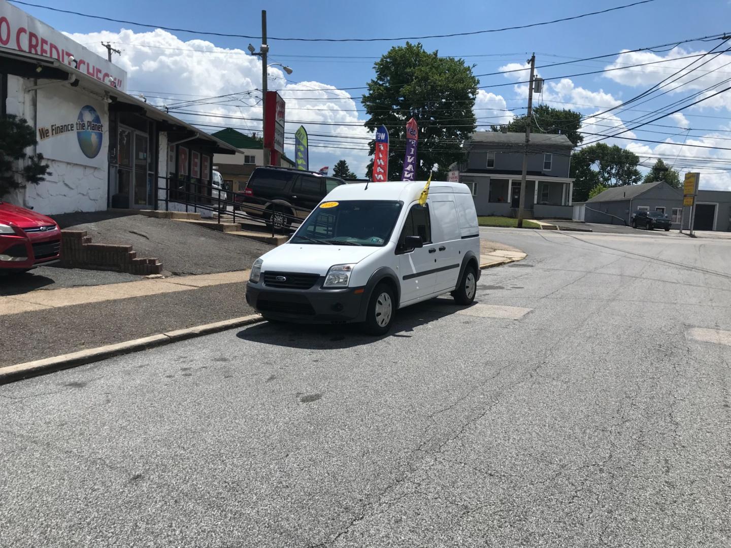 2012 White /Gray Ford Transit Connect XL (NM0LS7AN3CT) with an 2.0 V4 engine, Automatic transmission, located at 577 Chester Pike, Prospect Park, PA, 19076, (610) 237-1015, 39.886154, -75.302338 - Photo#1